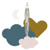 <ul><li>Particularly safe with extra strong spring wire</li><li>Smooth, finely adjustable oscillation developed by experts</li><li>Safety rope made from climbing harness webbing for absolute safety</li></ul>